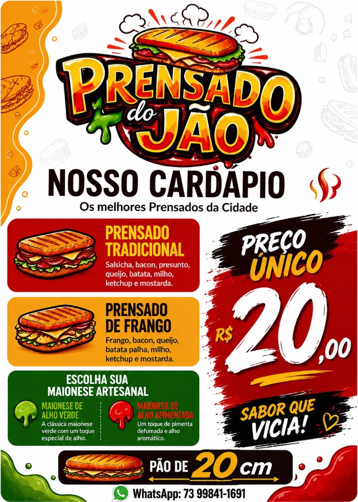 Encarte Oficial Nosso Cardápio R$ 20,00